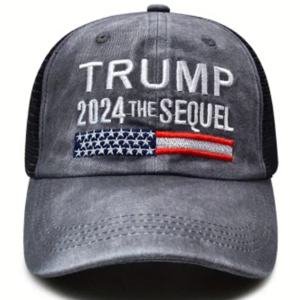 TRUMP 2024 THE SEQUEL distressed hat! 🇺🇲